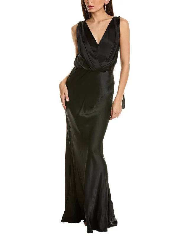 Alberta Ferretti Silk Gown